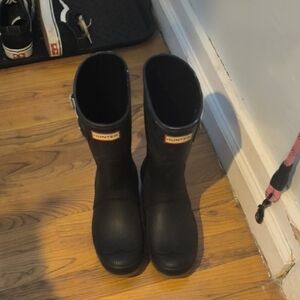 Hunter Womens Classic Black Rain Boots